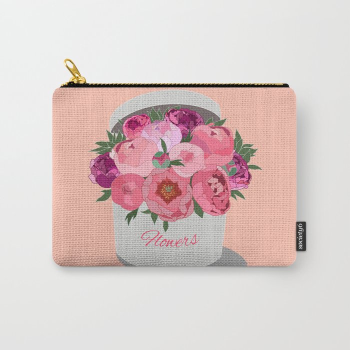 A box of peonies Carry-All Pouch