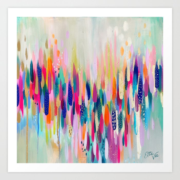 EttaVee Brushstroke no. 154 Art Print