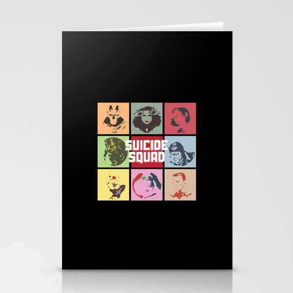 Suicide Squad Stationery Cards