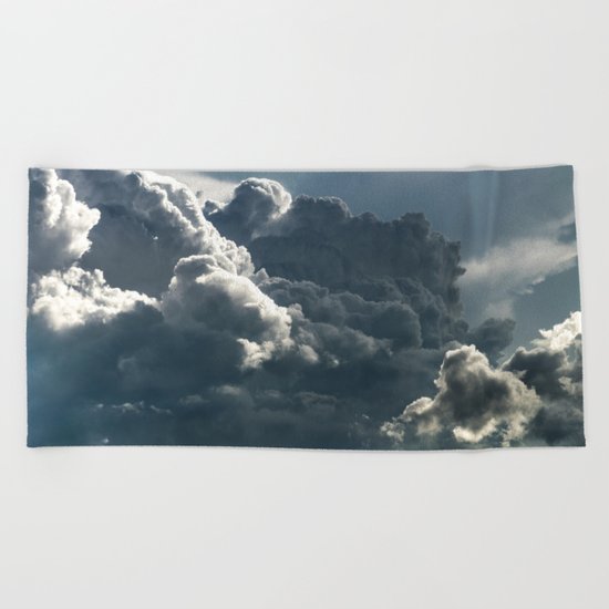 Plume II Beach Towel