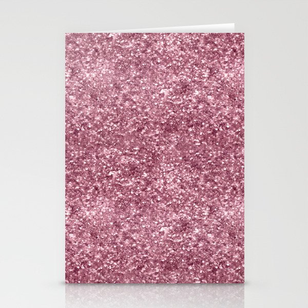 Luxury Pink Glitter Pattern Stationery Cards