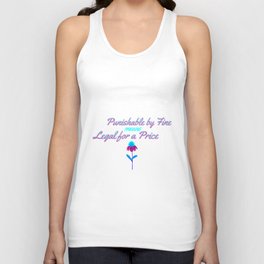 Legal for a Price Unisex Tank Top