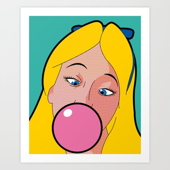 The secret life of heroes - AliceGum Art Print