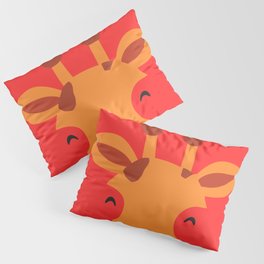 Smiling Giraffe by cammie Pillow Sham