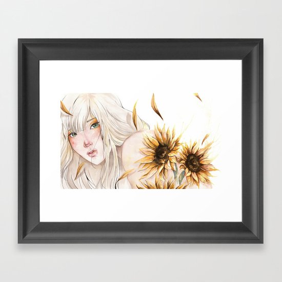 Sunflower Framed Art Print