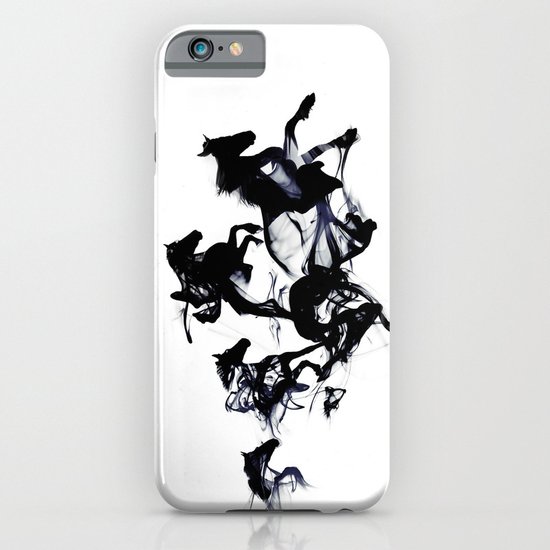 Black horses iPhone & iPod Case