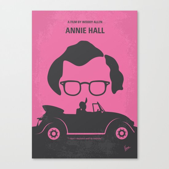 No147 My Annie Hall minimal movie poster Canvas Print
