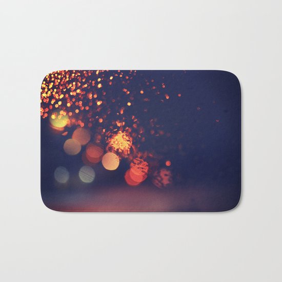 Driving In The Rain Bath Mat