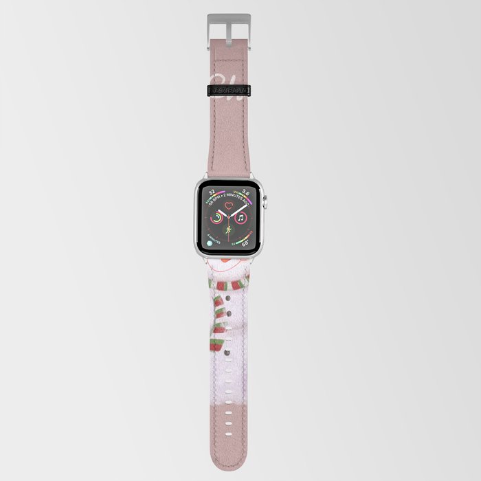 Merry Christmas snowmen Apple Watch Band