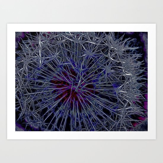 Dandelion Thorns Art Print