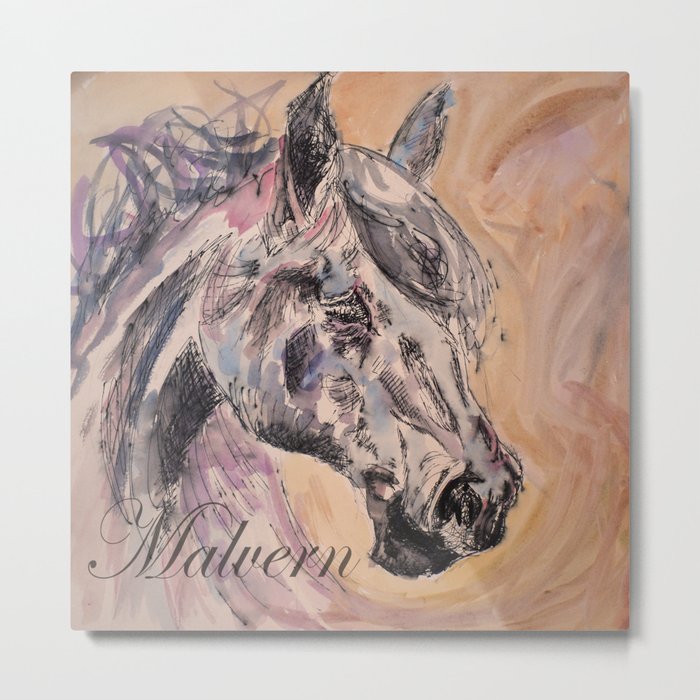 Malvern Horse Metal Print