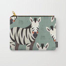 Zebra, Wildlife of Africa Carry-All Pouch
