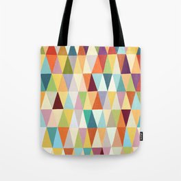 cheerful irregular geometric multi-colored pattern Tote Bag