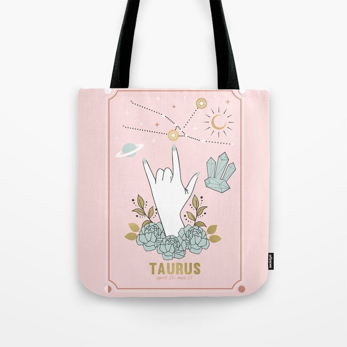 Taurus Zodiac Series Tote Bag