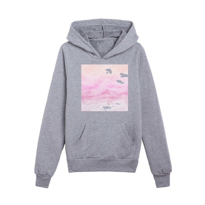 Dreamy Pastel Clouds #2 #decor #art  #society6 Kids Pullover Hoodie