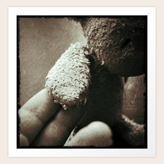 Hand to Paw Art Print