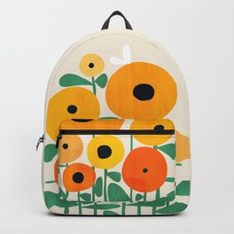 Sunflower and Bee Backpack