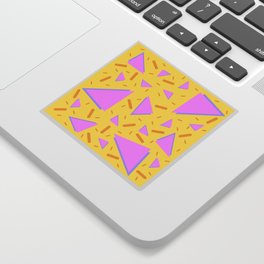 TRIANGLES AND BARS PATTERN DESIGN Sticker