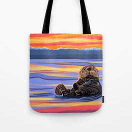 Otter - The cute Sea Monkey Tote Bag