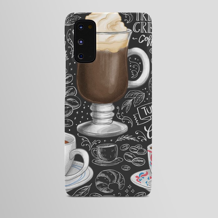 Coffee menu Android Case