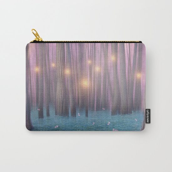 Pink feather dance Carry-All Pouch