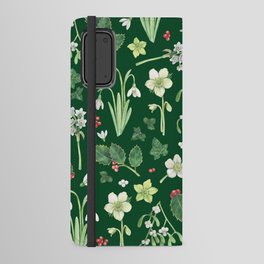 Winter Garden - dark green  Android Wallet Case