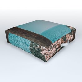Italy Coast / Polignano Cliff Sea Outdoor Floor Cushion