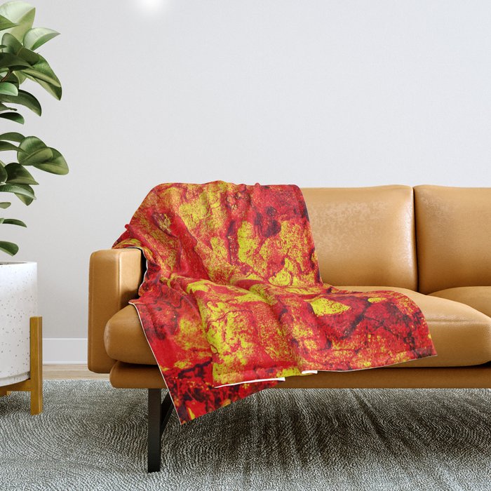 Coming Back To Mars...Flora Throw Blanket