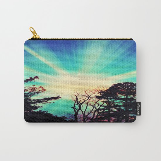 Black Trees Hopeful SKY Carry-All Pouch