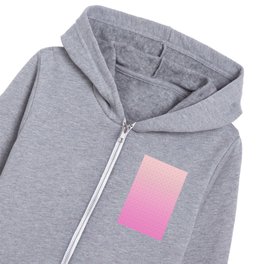 Ombre Blush Pink Modern Art Collection Kids Zip Hoodie