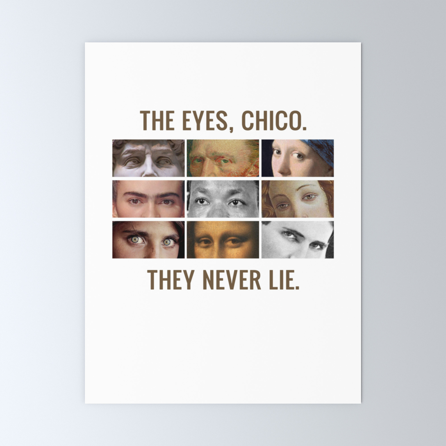 The Eyes Chico They Never Lie Mini Art Print By Mensijazz Society6