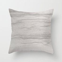 Motion Honed Limestone Gray Throw Pillow