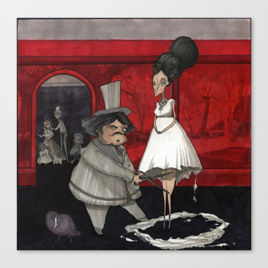 The Dressmaker. Canvas Print