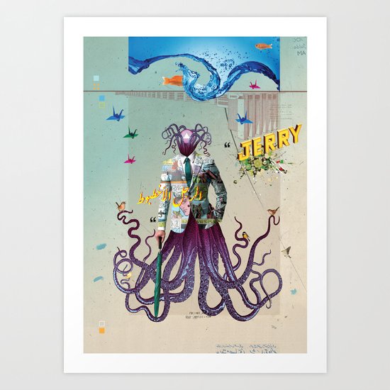Mr Octapius Art Print