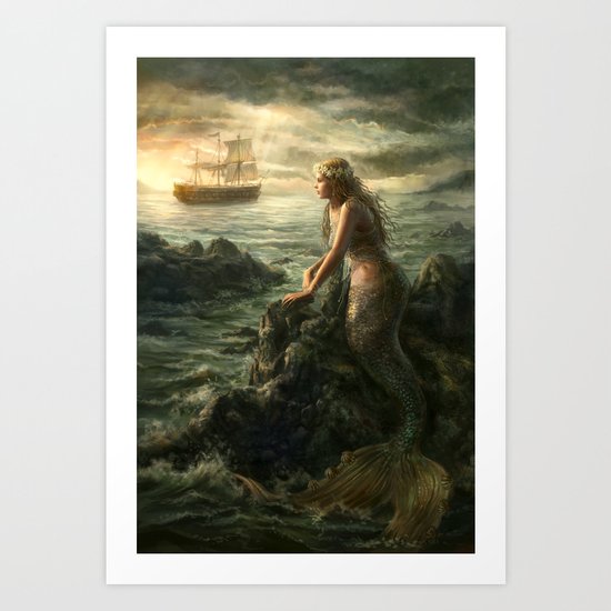 Mermaid Art Print
