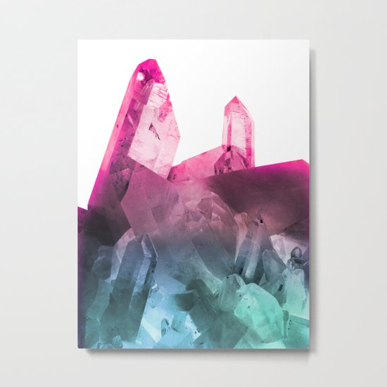 Rainbow Gems Metal Print