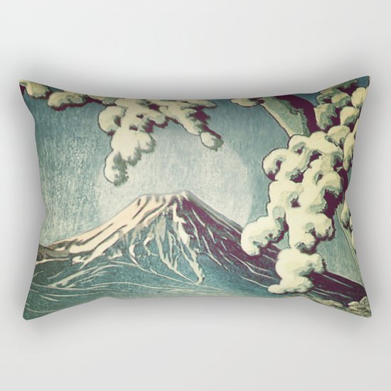 5 Lakes at Moonlight Rectangular Pillow