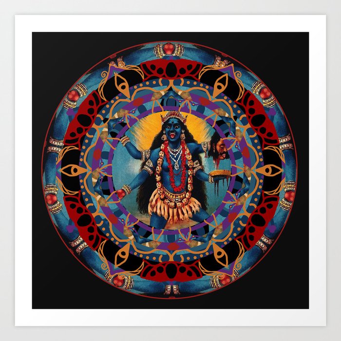 Kali Ma Goddess Energy Art Print