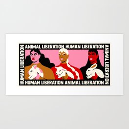 Animal Liberation Art Print