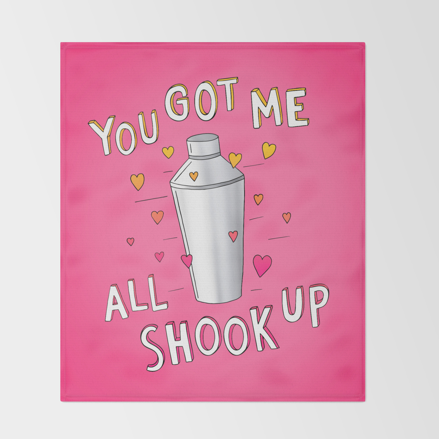 You Got Me All Shook Up Throw Blanket By Yellow Society6
