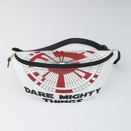 Dare Mighty Things Perseverance Mars Rover Landing Binary Code Pattern Fanny Pack