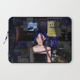 She is doing that blue-ing thing again Laptop Sleeve