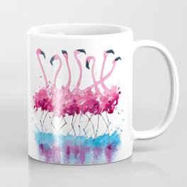 flamingos watercolor painting Coffee Mug