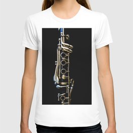 Panache Minimalist Clarinet Photo Vertical Version T Shirt