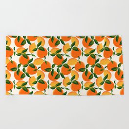Oranges and Lemons Beach Towel