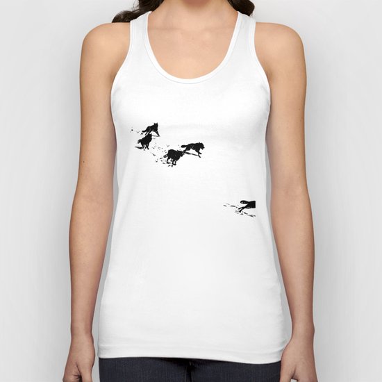 snowblinded // (wolf pack) Unisex Tank Top