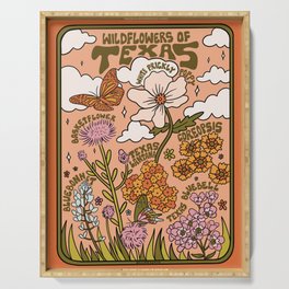 Texas Wildflowers Serving Tray