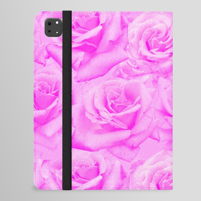 Pink Flowers iPad Folio Case