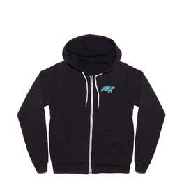 Les Animaux: Sea Turtle Zip Hoodie