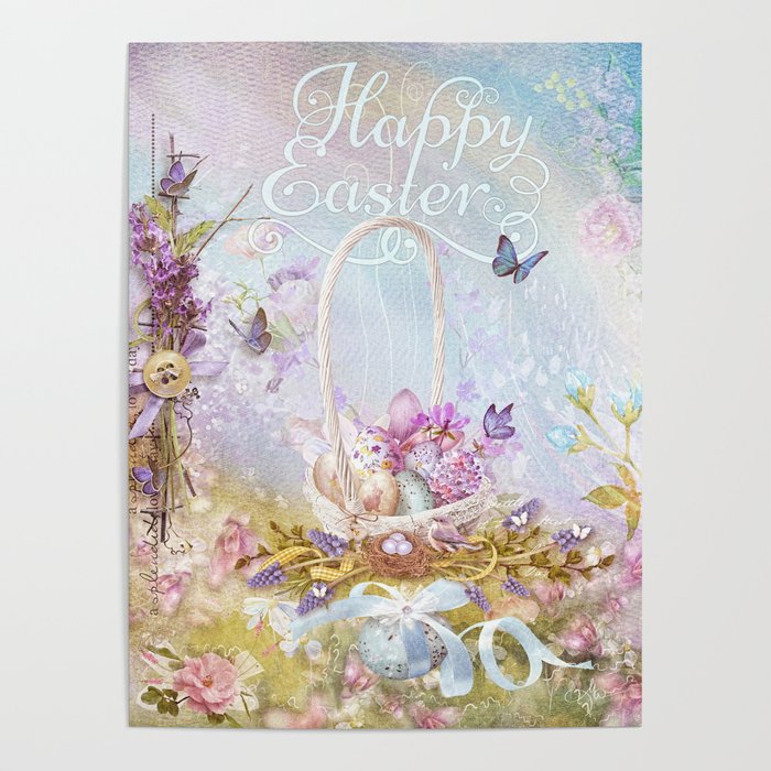 Lavender Easter Poster